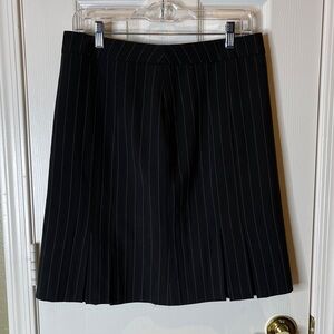 Apt. 9 Black Pleated A-Line Skirt